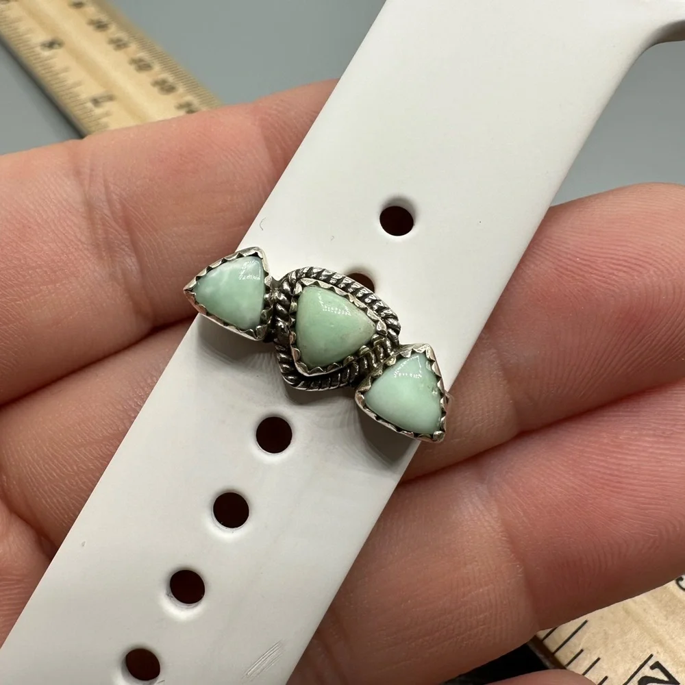 ⌚Paloma Turquoise Sterling Silver 925 Watch Band Charm Handmade iWatch